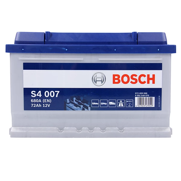 BOSCH Starterbatterie S4 007 72Ah 680A 12V 0092S40070 günstig online kaufen