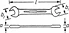 Doppel-Maulschlüssel - Außen-Sechskant Profil - 10 x 11 mm