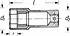 Zündkerzen Steckschlüsseleinsatz - 3/8" - Sechskant Profil - 18mm