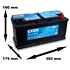 EK1050 AGM Starterbatterie 105Ah 950A