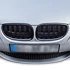 Kühlergitter für BMW 5er E60 Bj. 2003-2010, Doppelrippe schwarz