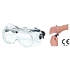 Schutzbrille mit Gummiband-transparent, EN 166