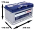 Starterbatterie S4 010 80Ah 740A 12V + 10g Pol-Fett