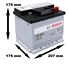 Starterbatterie S3 002 45Ah 400A 12V + 10g Pol-Fett