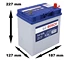 Starterbatterie S4 018 40Ah 330A 12V + 10g Pol-Fett