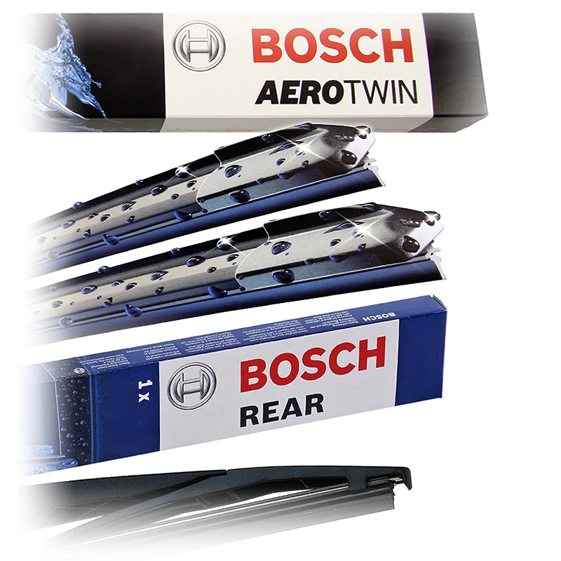 Bosch Scheibenwischer Vorne+Hinten für Peugeot 206+ AR653S H353 